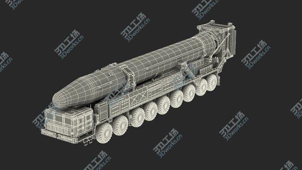 images/goods_img/20210312/3D Hwasong-15 Transporter Erector Vehicle with Intercontinental Ballistic Missile Clean/3.jpg